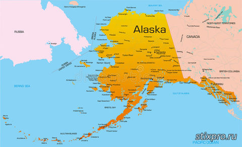 Аляска – самый крупный в мире полуанклав и полуэксклав среди административно-территориальных единиц стихи